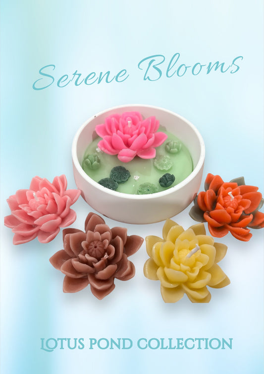 Serene Blooms- Lotus Pond Candle