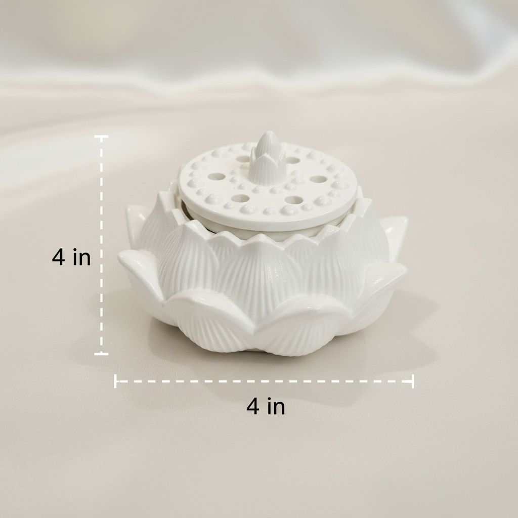Lotus Candle Set | Soy Wax Blend with Refillable Top-Ups