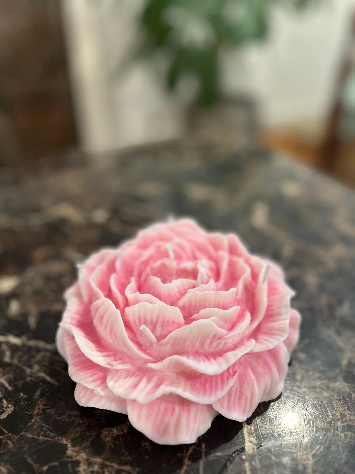 Luxury Handmade Peony Candle