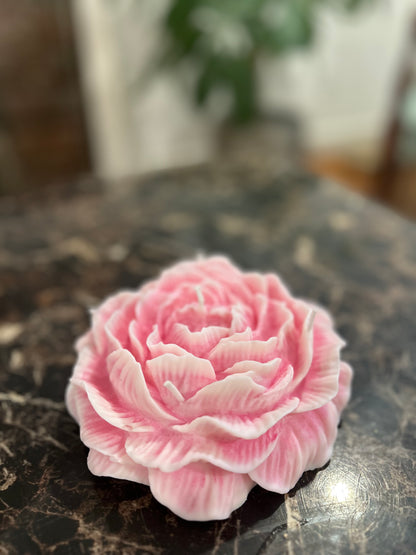 Luxury Handmade Peony Candle
